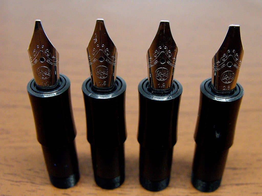 4-Kaweco-Calligraphy-Nibs