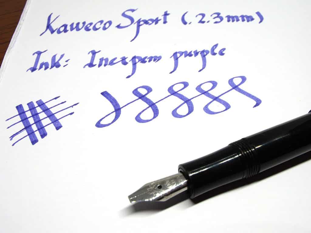 Kaweco-2.3-mm-Calligraphy-Writing-Sample