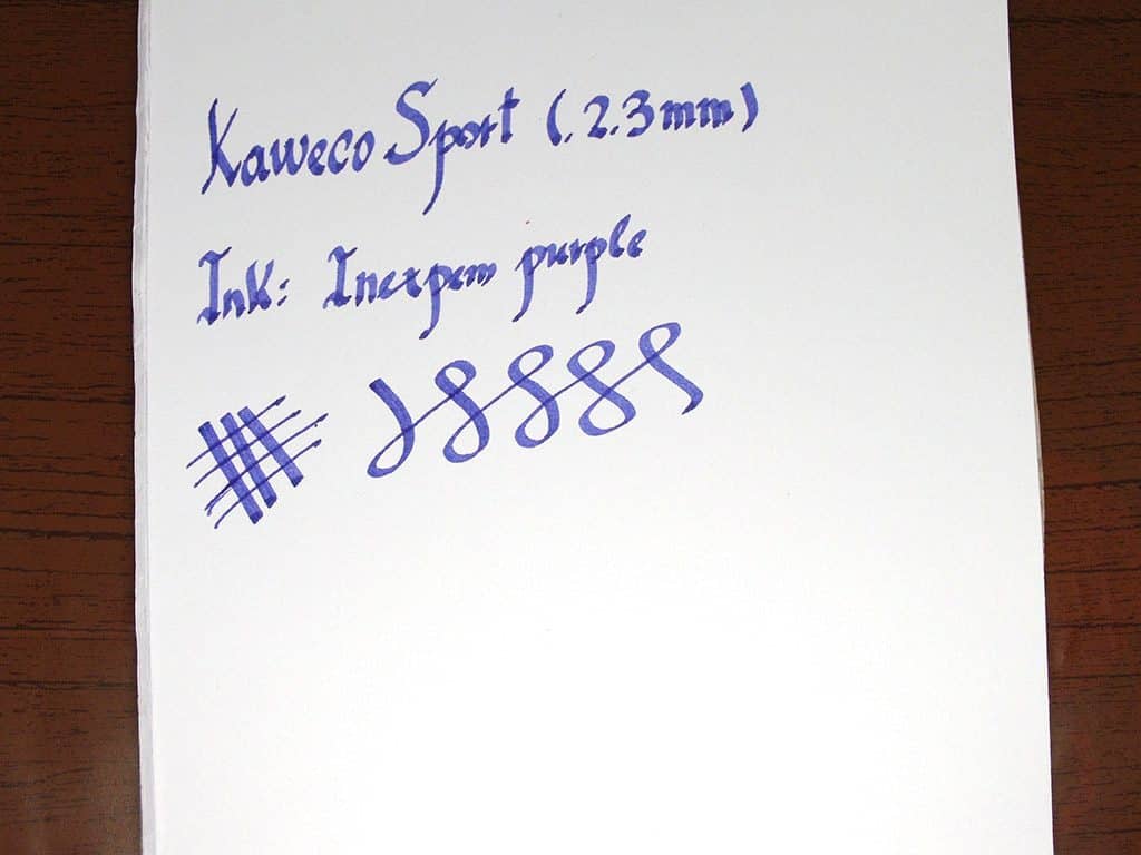 Kaweco-Sport-Writing-Sample