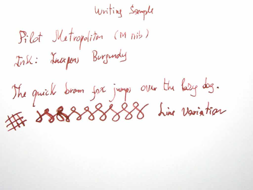Pilot-Metropolitan-Writing-1