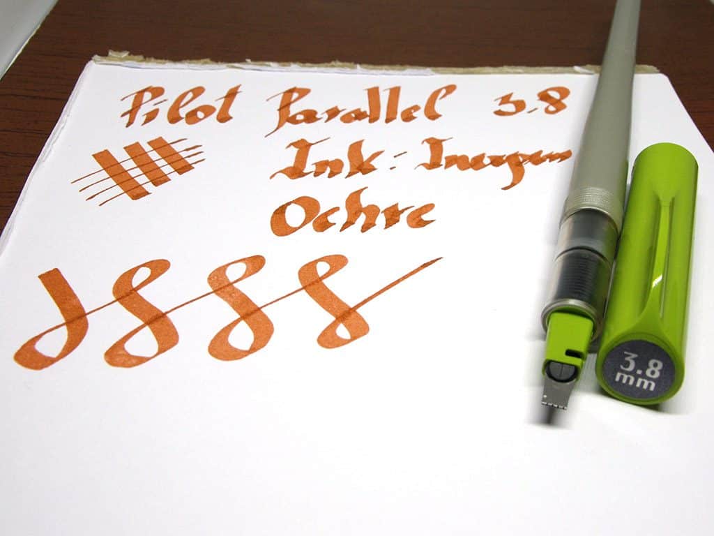 Pilot-Parallel-3.8-mm-Calligraphy-Nib-Writing-Sample