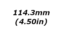114.3mm (4.50in)