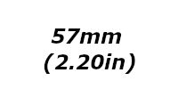 57mm (2.20in)