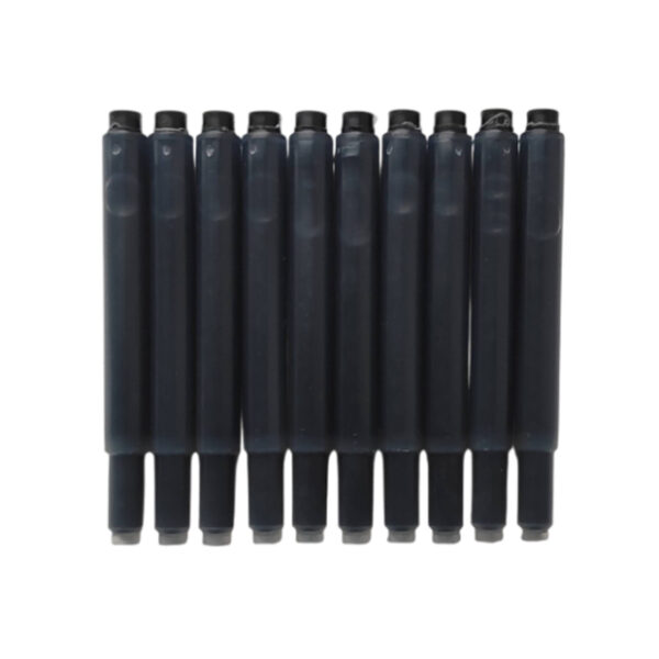 Pack of 10 Black Deluxe Ink Cartridges For Beiluner Fountain Pens