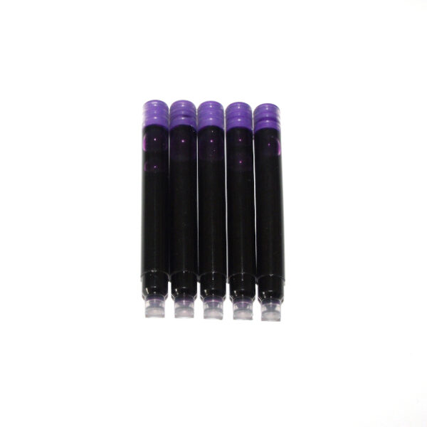 Pack of 10 Purple Slim Ink Cartridges For Slim 5280 Fountain Pens