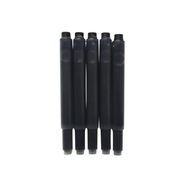 Pack of 5 Black Deluxe Ink Cartridges For Beiluner Fountain Pens